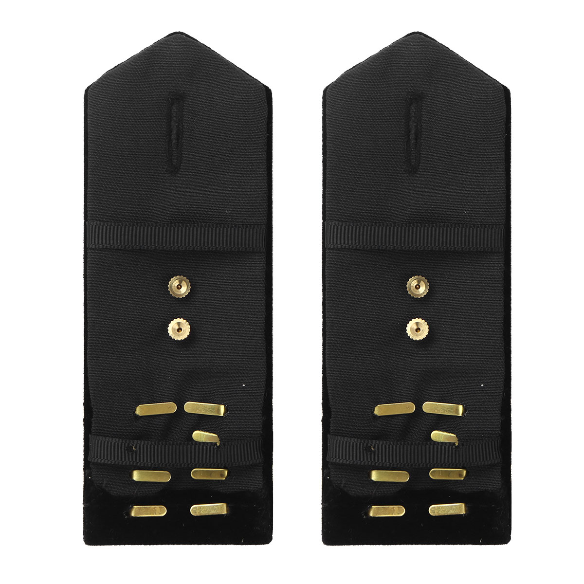 1 Pair Universal Uniform Epaulets Pilot Captain Sailor Shoulder Badge Boards Epaulette Gold Metal Bar/Star/Wheat