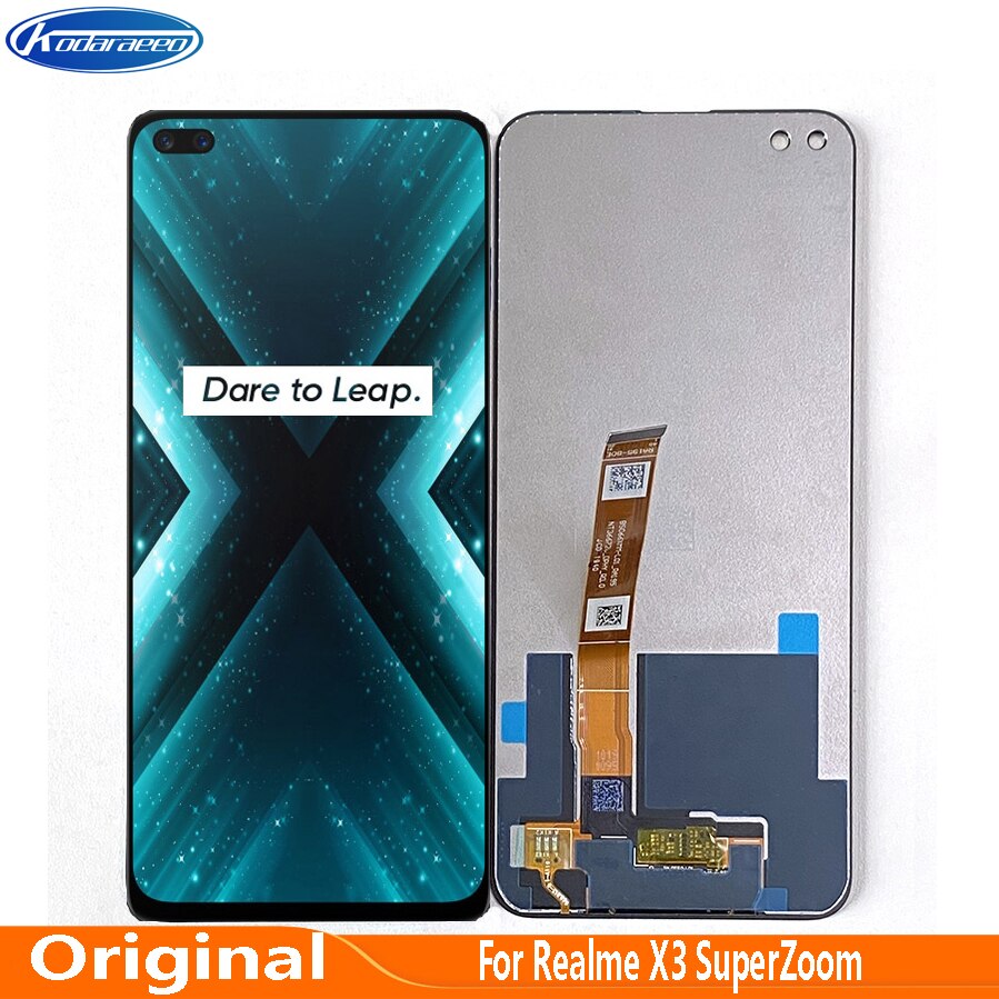 Original 6.6 "Anzeige Für Realme X3 SuperZoom RMX2086 LCD berühren Bildschirm Digitizer Montage RMX2142 RMX2081 RMX2085 RMX2083