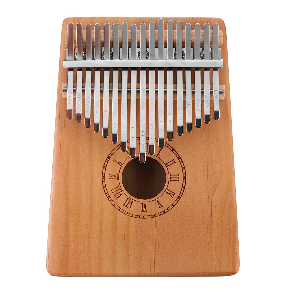 17 Keys Thumb Piano With Mahogany Wooden With Bag,... – Grandado