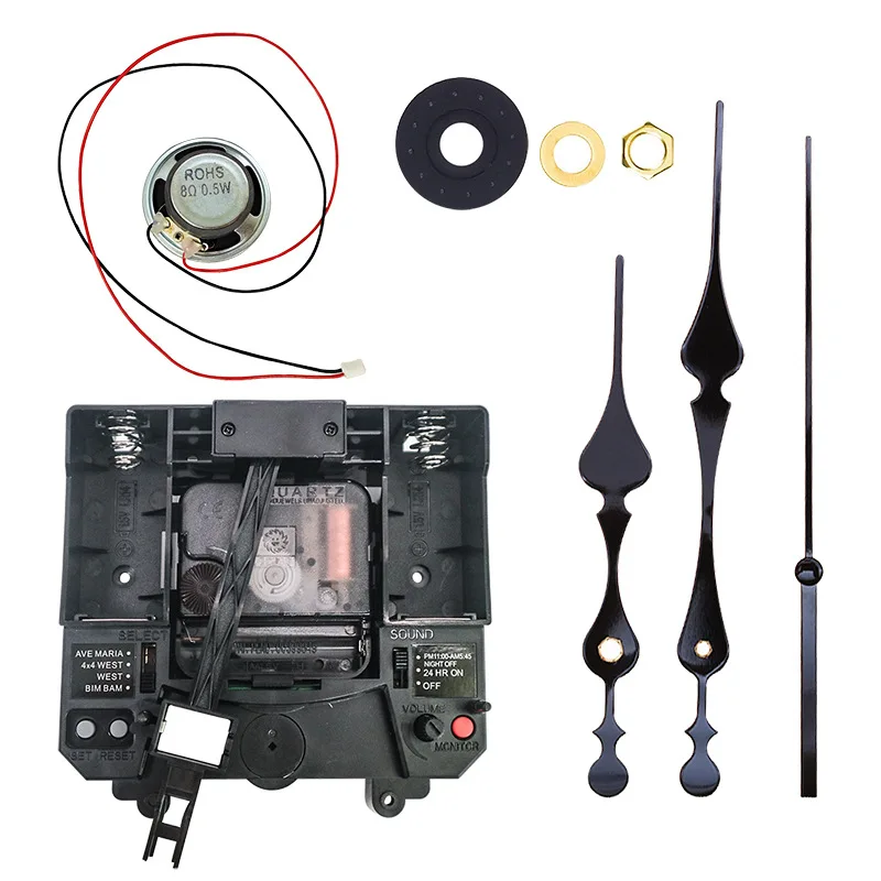 Sun Ximin Temple 4 Soorten Muziek Hele Puntklok Uit Één Stuk 300G Swing Clock Machine Core Diy Accessoires: 1 / Full Color