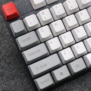 108- tasten, gravur oben, seitliche gravur und leere carbon-zealer-tastenkappe für mechanische tastaturen, pbt für cherry-mx-schalter: Wang top carvin