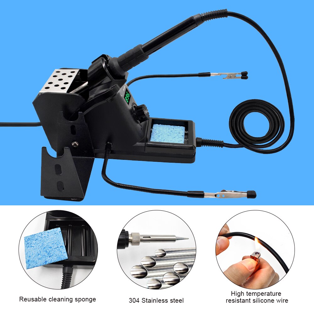 YIHUA 926 LED 60W Soldering Station PID Temperature Control Technology Fahrenheit & Centigrad 896°F/ 480°C for PCB / SMD / SMT