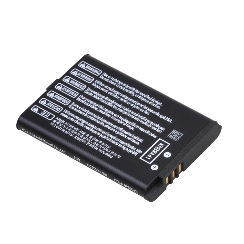 4 Uds 1300mAh batería recargable para Nintendo 3DS CTR-003 (no compatible con 3DS XL)