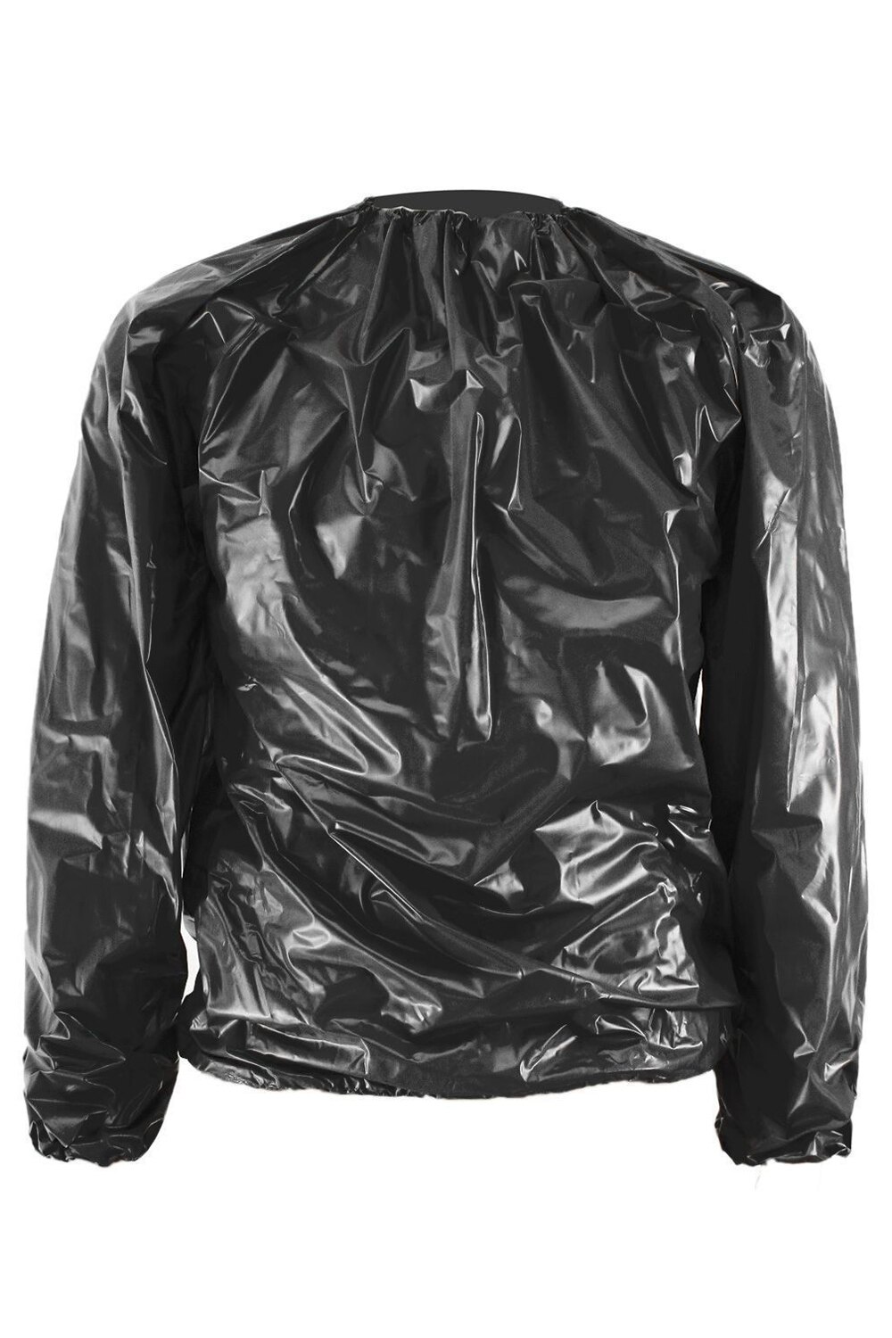 2019 Venda quente Heavy Duty Suor Terno Sauna Perda de Peso de Fitness Ginásio Exercício Anti-Rip Preto L-4XL