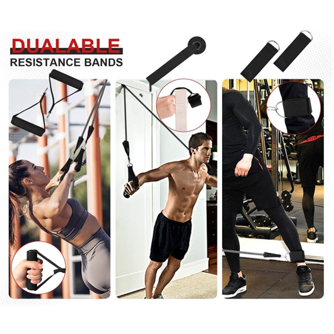 Resistance Bands, Weerstand Band Set, Voor Spier Training, Fysiotherapie, Vorm Lichaam