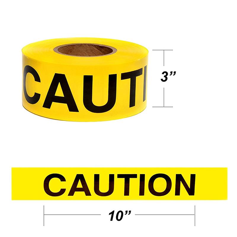 100M Barricade Caution Tape Warning Tape For Law Enforcement Construction Public Works Safety Universal CAUTION Tape