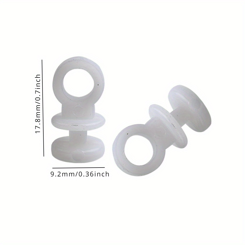 50 stk. gardinskinnekroker til campingvogn, passer til campingvogn, bobil, båt, hjem, hengende gardingliderkrok