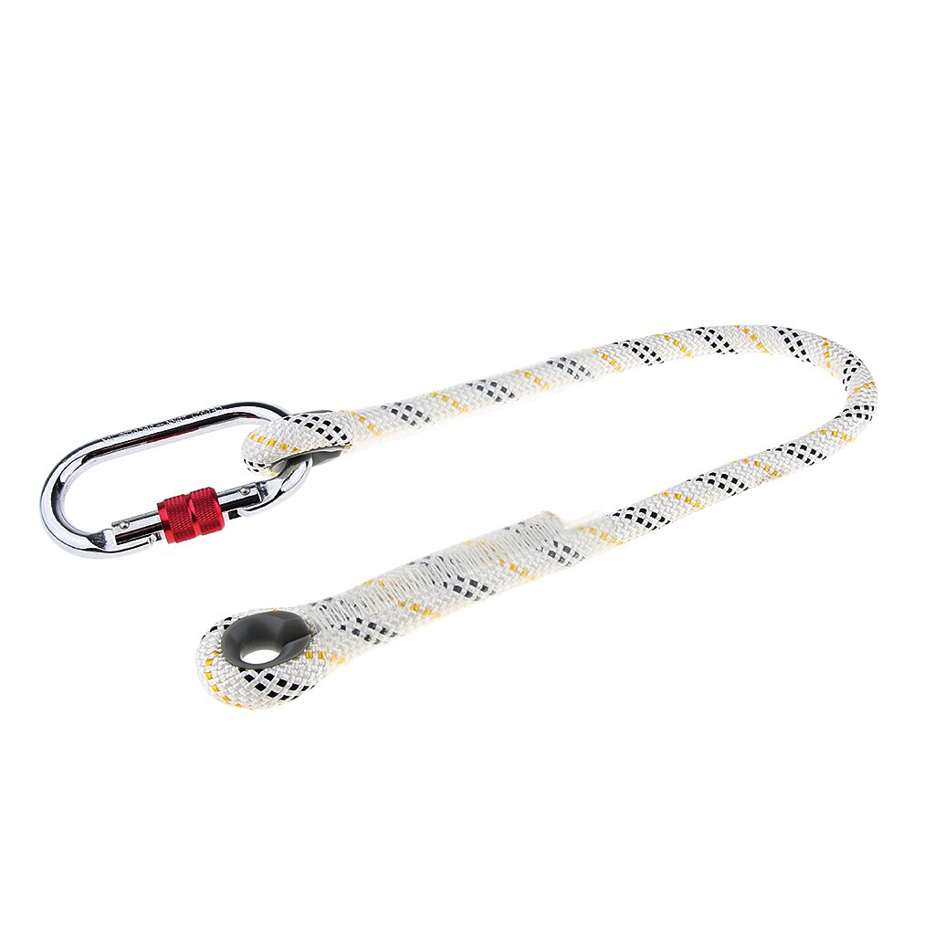 Kletterseil, Sicherheitsseil mit Karabiner für draussen-Aktivitäzehn: B