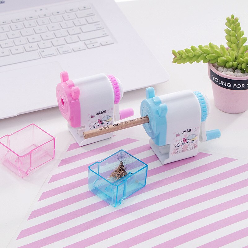 Sacapuntas automático de dibujos animados para niños, , para estudiantes, aprender Papelería, Material Escolar