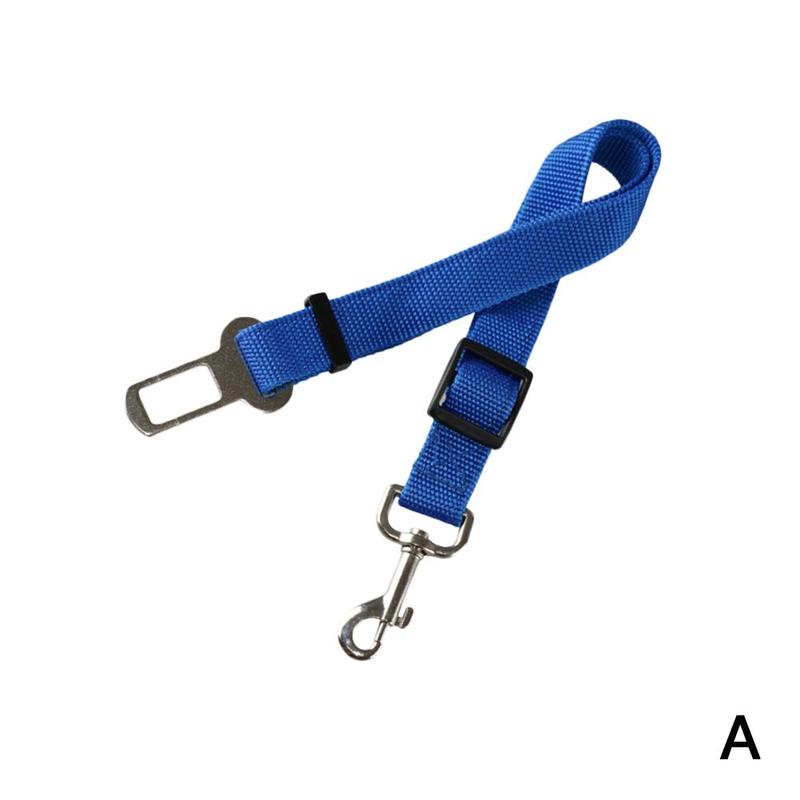 Huisdier Kat Hond Veiligheid Voertuig Autogordel Mascotas Hond Veiligheidsgordel Harnas Lead Clip Honden Supplies Accessoires Voor Auto Reizen: Blauw