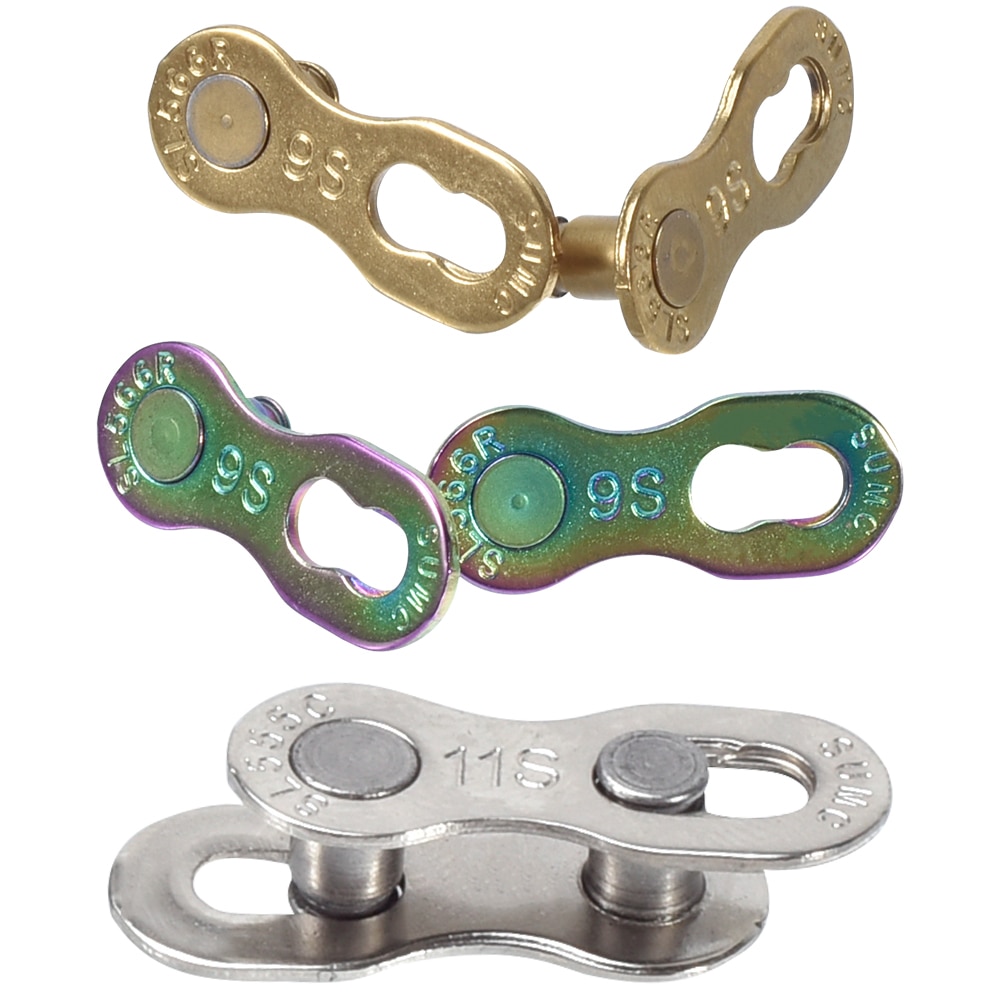 2 Pairs Bike Chain Magic Master Missing Link 6/7/8s 9/10/11/12s Chain Link Connector Bike Quick Magic Buckle Button Master Links