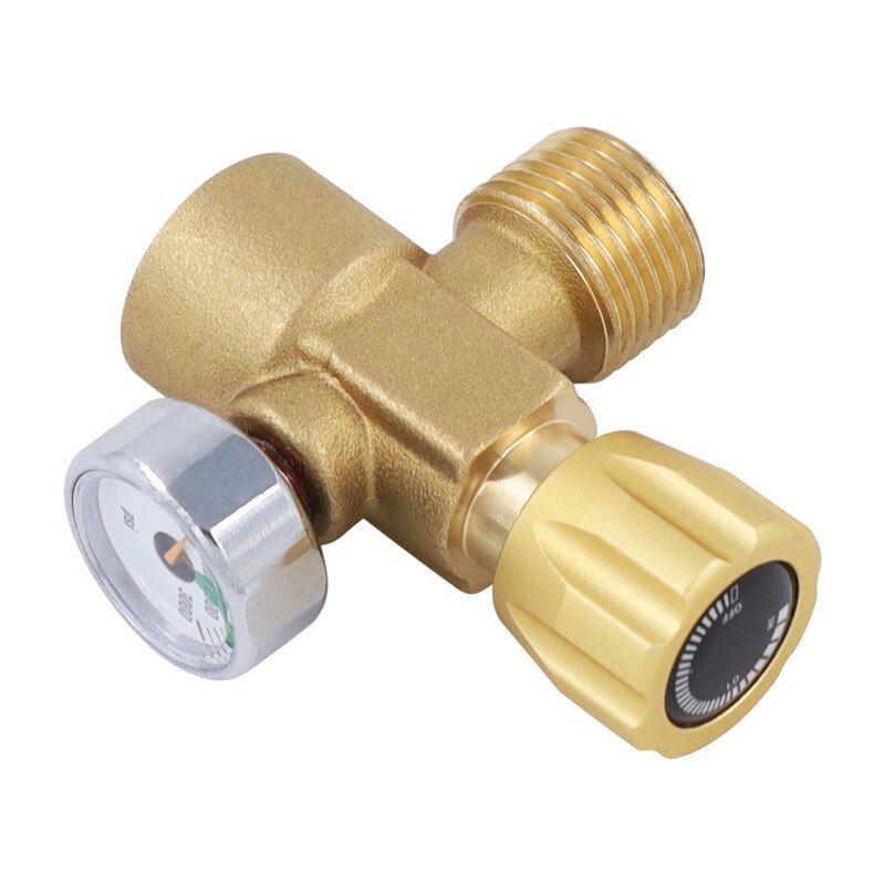 MAGT CO2 Refill Adapter, G1/2 CO2 Cilinder Refill Adapter met Slang