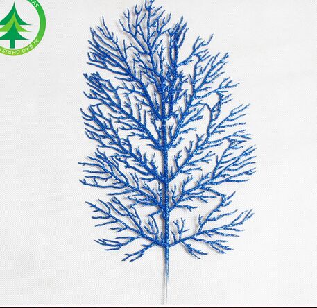 10pcs Christmas Artificial leaves Simulation leaves Christmas decorations 40x19cm