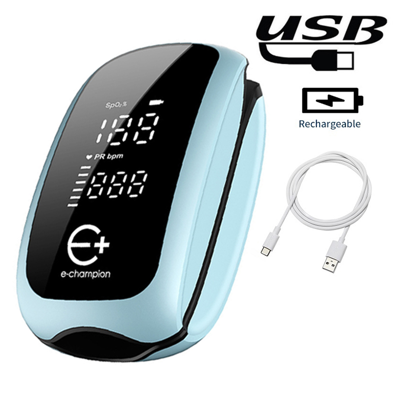 Bracelet d'oxymètre médical Rechargeable, lanière, oxymètre de pouls du bout des doigts, moniteur de Saturation en oxygène dans le sang, affichage numérique LED pour enfant: 4