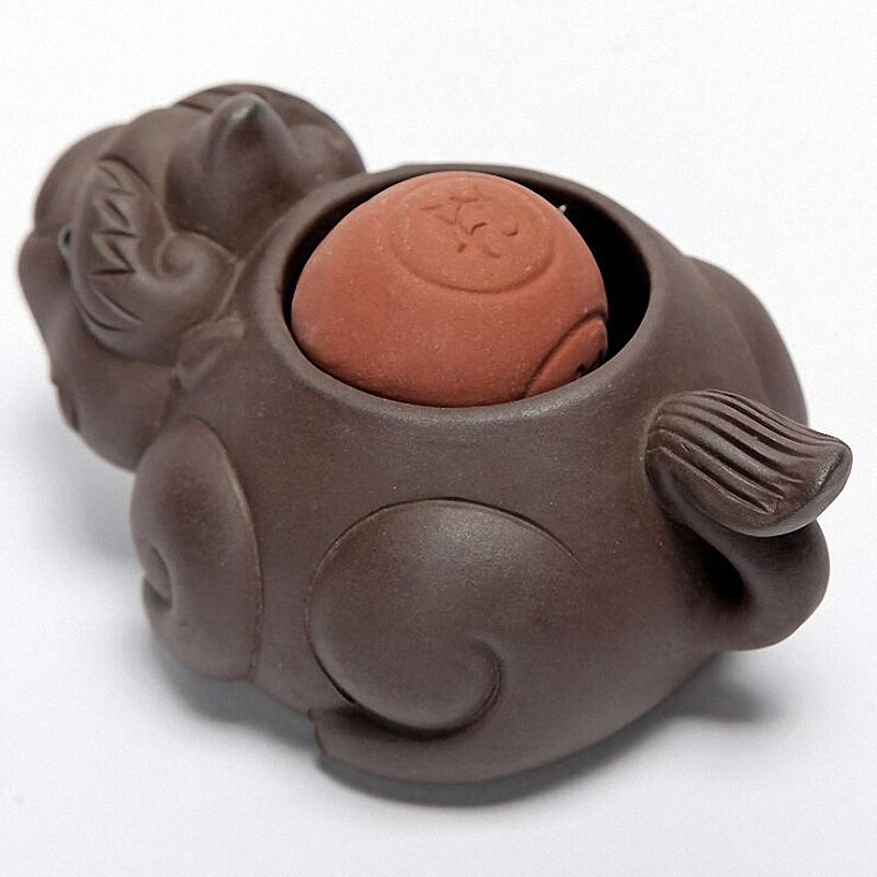 PINNY dzielni żołnierze fioletowy gliny herbaty zwierzęta domowe są chińskie akcesoria robić herbaty Kung Fu smak herbaty zestaw HandmadeTea ceremonii dekoracje