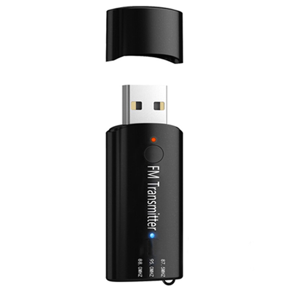 Transmisor FM Bluetooth 5,0 coche reproductor de música manos libres estéreo receptor USB con Bluetooth MODULADOR