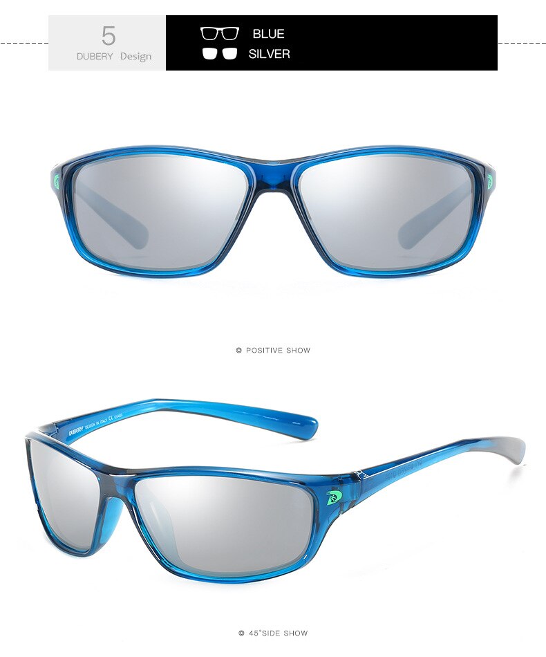 Mænd uv sport solbriller polariserede briller fiskeri mand til udendørs vandring rejser cykling briller universelle briller: Brun
