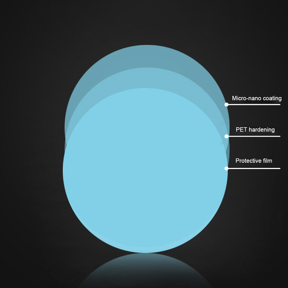 Film Nano Anti-brouillard pour rétroviseur de voiture, Film solaire de protection pour vitre latérale, autocollant hydrophobe