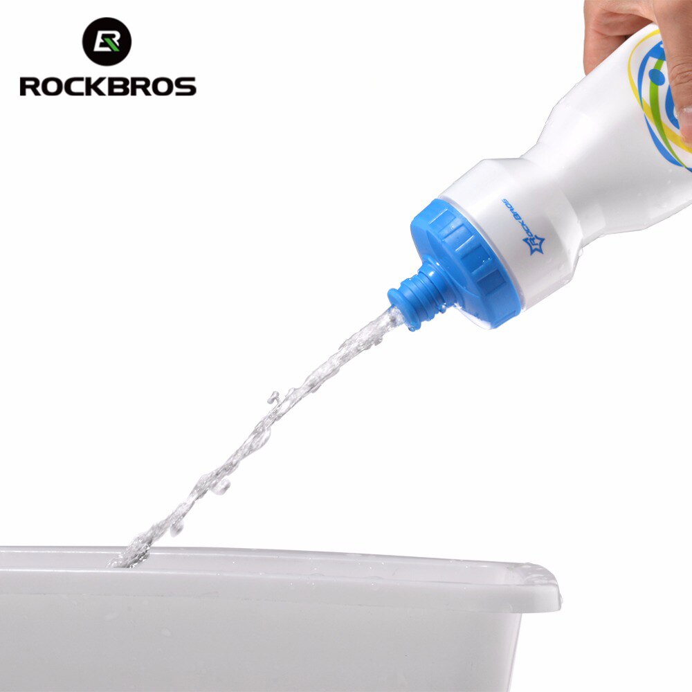 ROCKBROS-bouteille d'eau en plastique pour vélo de 750 ML, gourde Portable, bouilloire, gourde Portable, pour Sports de plein air, VTT