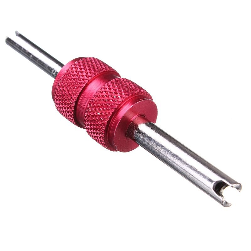 Promocja! Uniwersalny wentyl opony samochodowej rdzeń narzędzie robić instalowania usuwania naprawa narzędzie-automatyczny 2 rozmiary czerwony