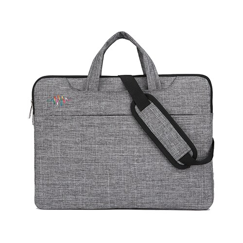 Duurzaam Boek A4 Document Zak Multi-Functionele Heren Aktetassen Laptop Notebook Pennen Computer Pouch Map Kantoor Schoolbenodigdheden: Gray Bag