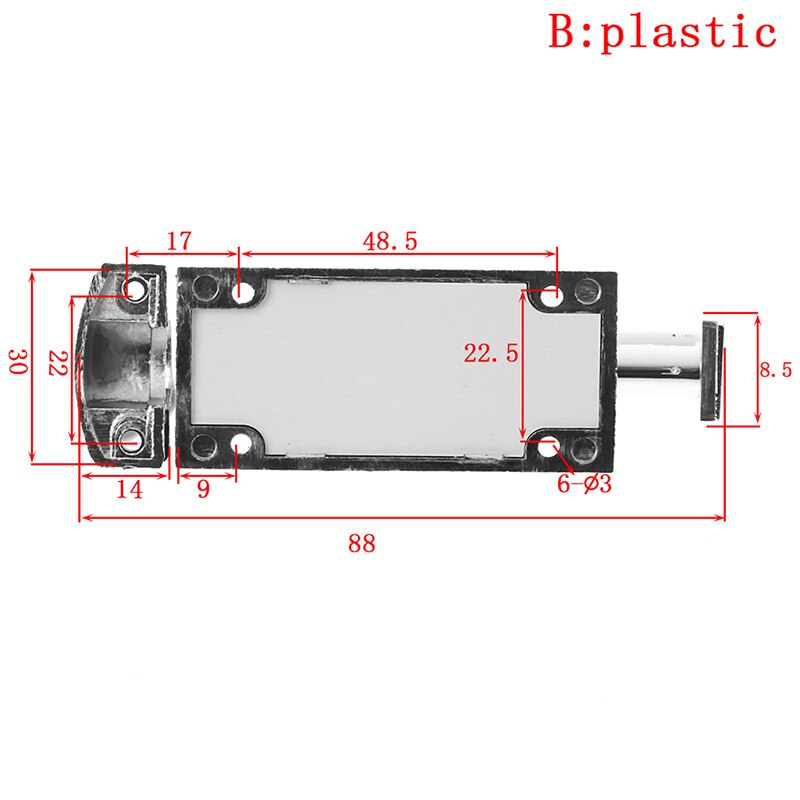 Loquet de porte Vintage, serrure coulissante, verrou de baril, en alliage de Zinc, Bronze, pour meubles ménagers: plastic