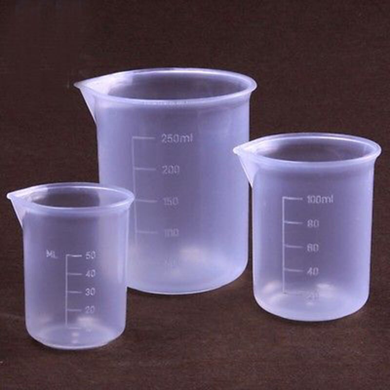 1000ml Plastic Polypropylene PP Measuring Beaker Laboratory Kitchen With Spout
