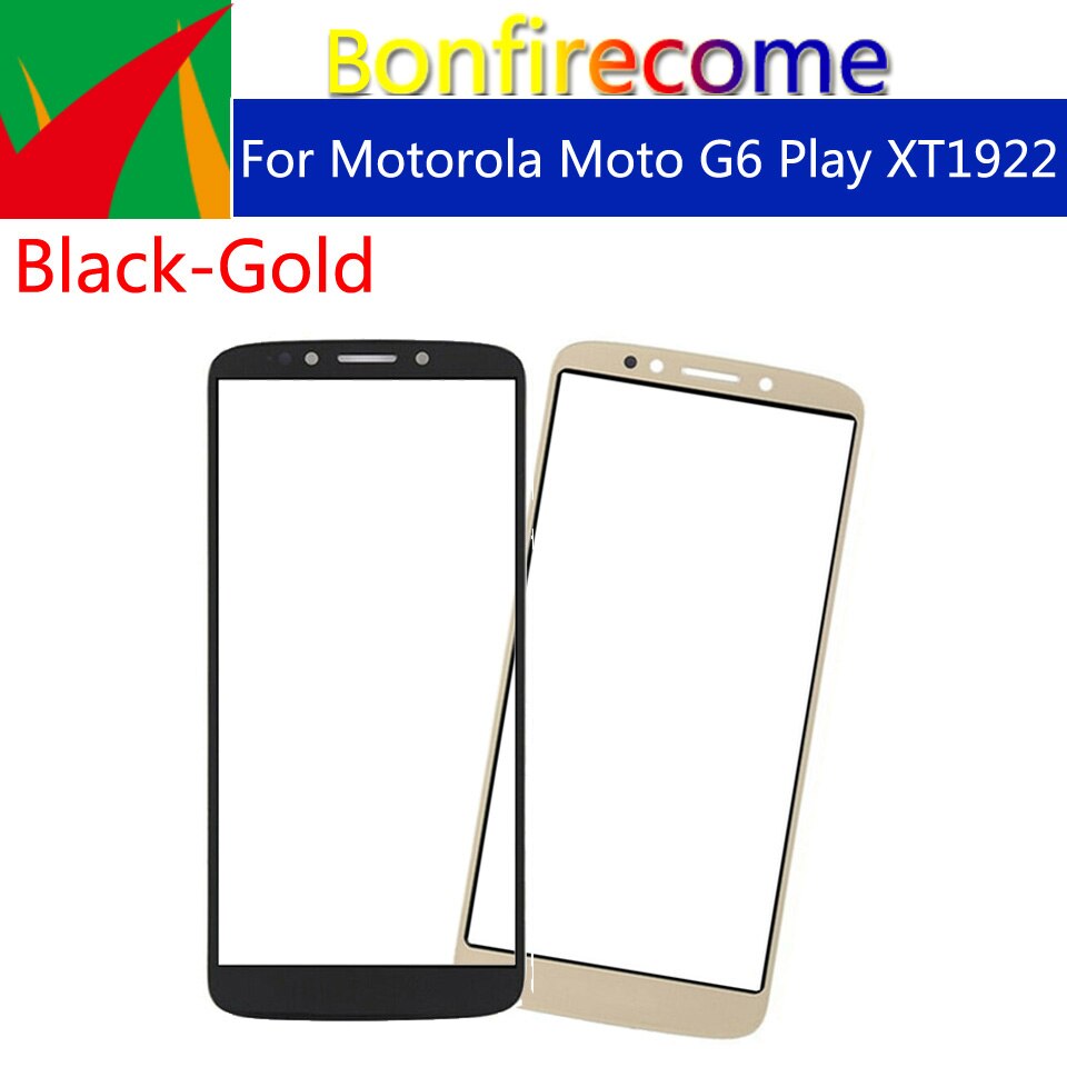 10pcs\lot Touchscreen For Motorola Moto G6 Play XT1922 Touch Screen Front Panel Glass Lens LCD Outer Glass 5.7&quot;