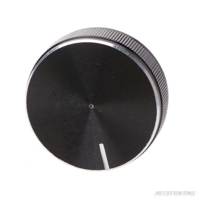 Aluminum Alloy Rotary Control Potentiometer Knob 30x10mm 6mm Shaft Hole N11 20