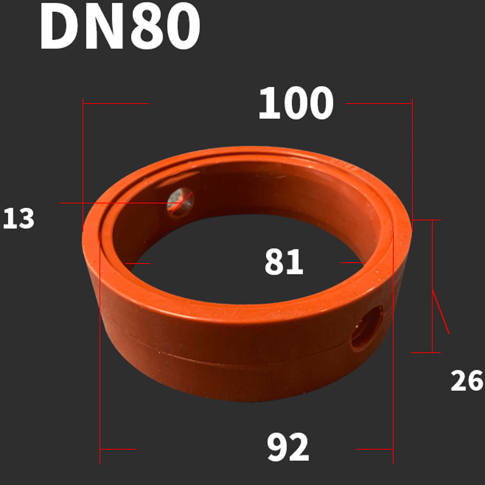 Dn22/200-400 verrotten vqm Lebensmittel dichtung dichtung für Absperr klappe Homebrew: Rosa