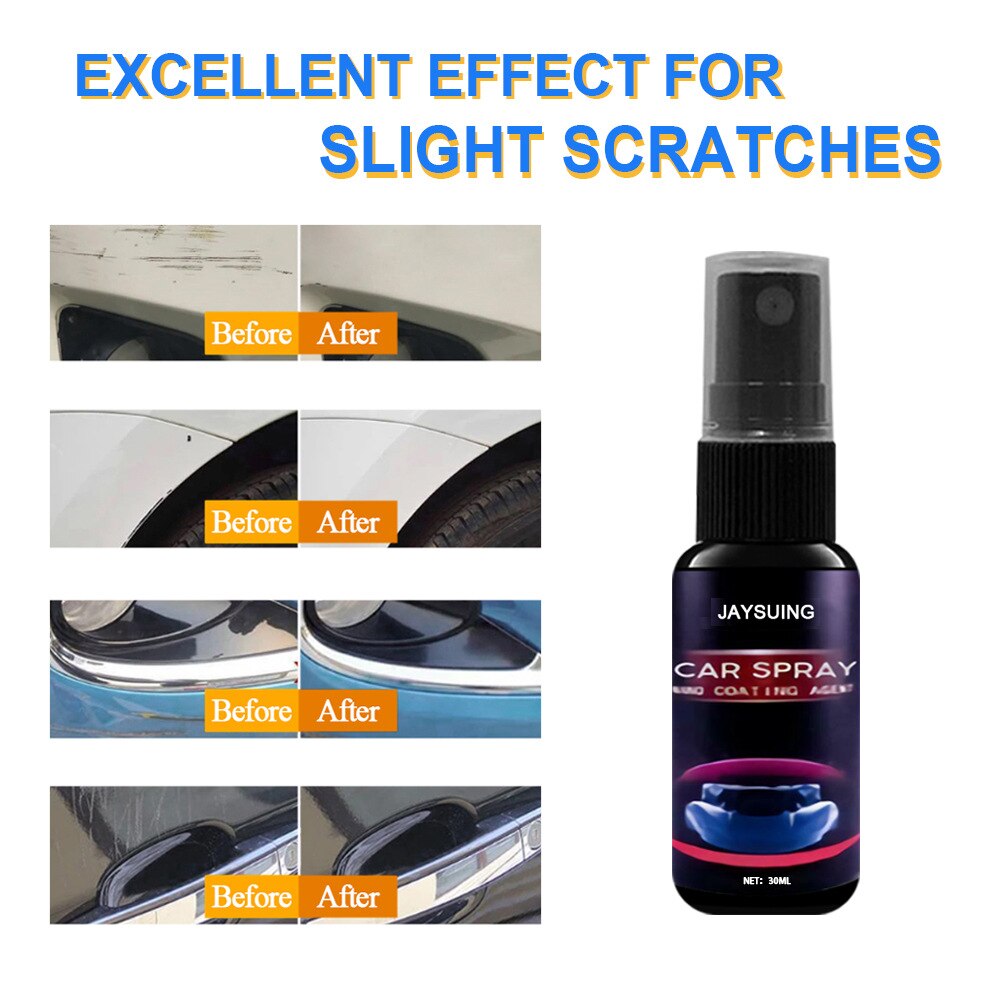 30ml Ceramic Car Coating Paint Care Car Nano Repairing Antifouling Spray Oxidation Liquid Ceramic Coat Super Hydrophobic Glass