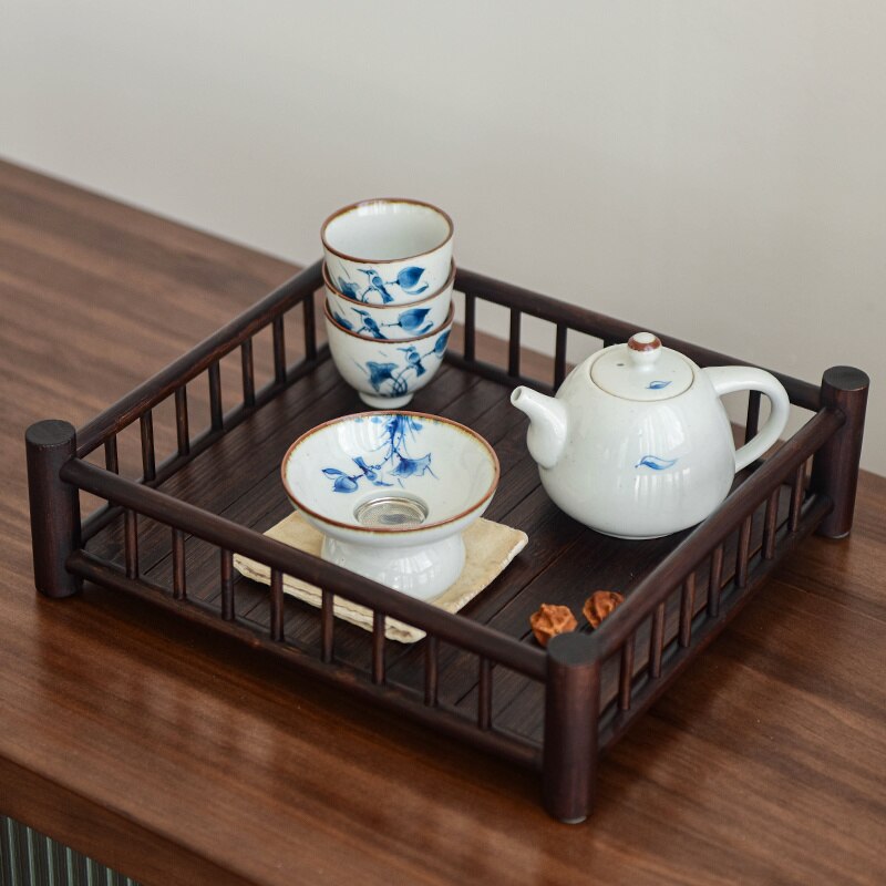 CHANSHOVA-escurridor de té hecho a mano de cerámica de estilo chino, accesorios para ifilters de té, juego de filtros de acero inoxidable, porcelana de China H452