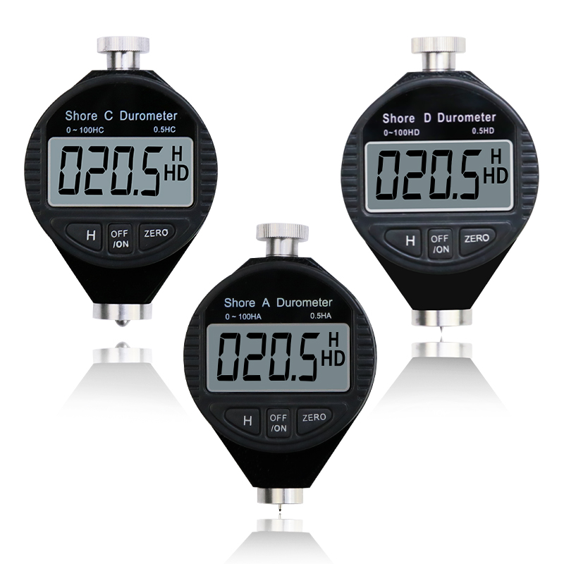 Digital Shore Hardness Durometer Digital Hardness Tester Hardness Meter Shore 0-100 A/C/D For Plastic Leather Rubber Multi-resin