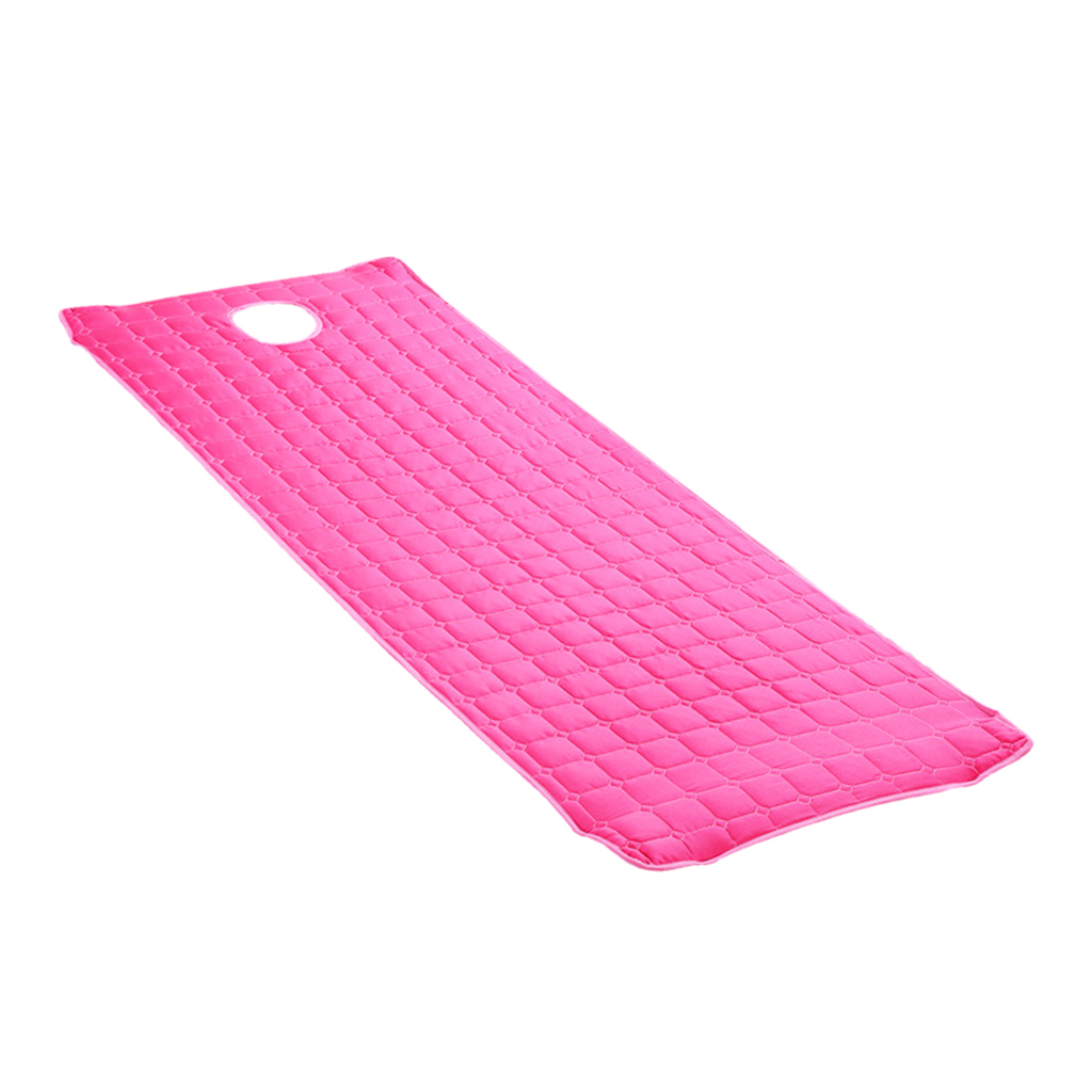 Couverture de Table de Massage doux beauté | Drap de lit de SPA, protecteur de matelas avec trou de respiration, 180x60cm: Hot Pink 180x60cm