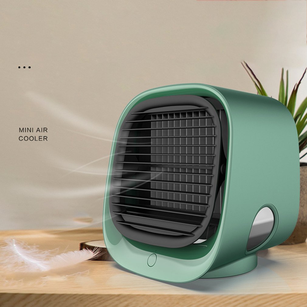 Desktop Mini Airconditioner Usb Ventilator Luchtbevochtiger Hydraterende Cooling Apparaat Draagbare Ventilator Voor Thuis Kantoor