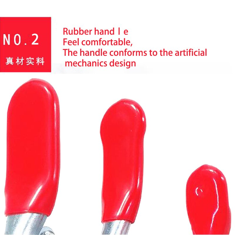 1/2/4PCS GH-201A Horizontal Toggle Clamp Quick-Release Toggle Clamps Set 27KG Vertical Toggles Clamp Hand Clip Tool For Woodwork