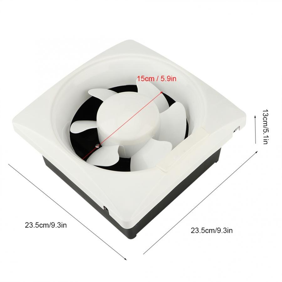 Mini veggvifte baderomsvifte vifte vindu avtrekk metall ventilator ventilasjonsvifte