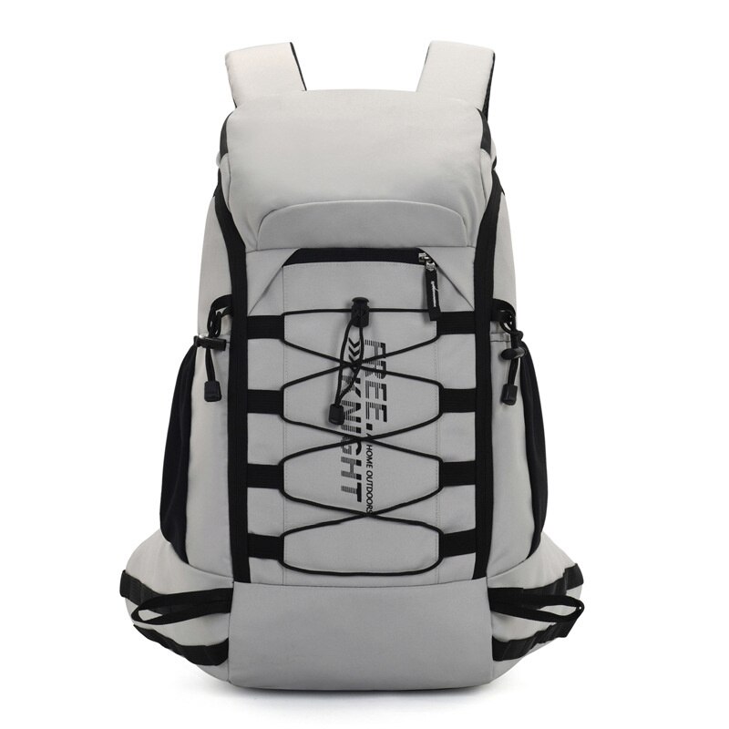 Free Knight 40L sac de voyage en plein air multi-poches étanche sac à dos de sport grande capacité randonnée Camping sac hommes femmes: Gray
