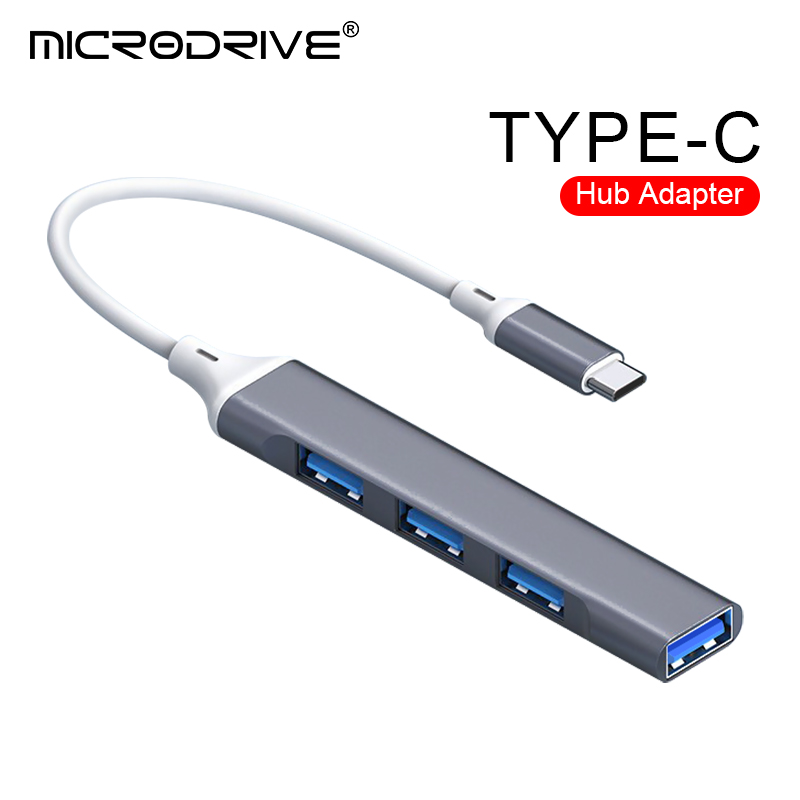 USB C HUB 3/5/6 in 1 voor geheugenkaart / USB Flash / SD-kaartadapter / USB 2.0 / 3.0 / Micro Mini-kaartlezer / TF-kaart 6 slots: Blauw