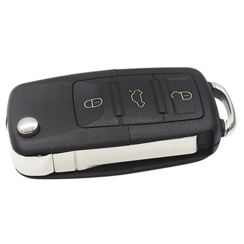 For SKODA Citigo Octavia Roomster Superb Rabid Flip Remote Key Case NO Blade 3 Buttons Replacement Key Shell