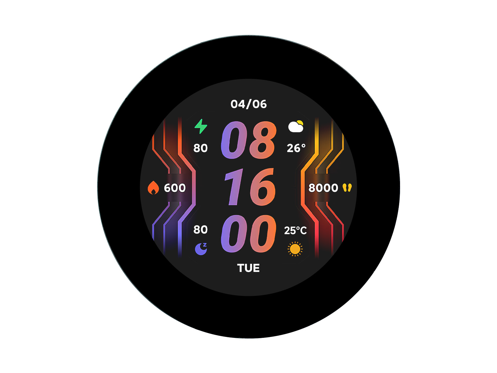 Waveshare ESP32-S3 2.8inch Round Display Development Board, 480×480, 32-bit LX7 Dual-core Processor, Options For Touch Function