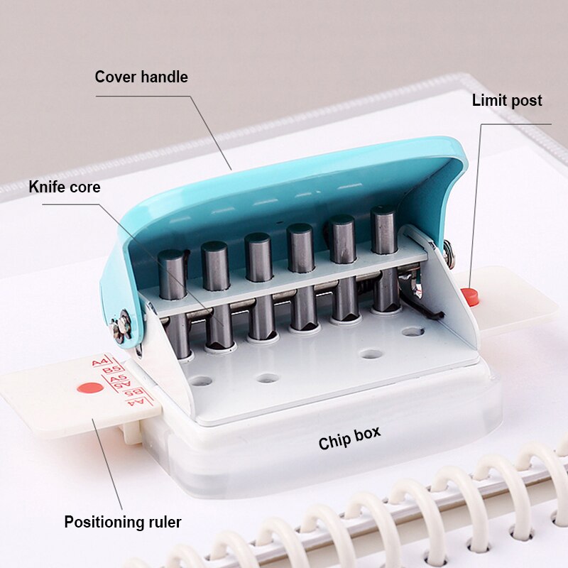 A4 B5 A5 Paper 30 26 20 Holes DIY Hole Puncher Loose Leaf Hole Punch Handmade Loose-leaf Paper Hole Puncher Office Stationery
