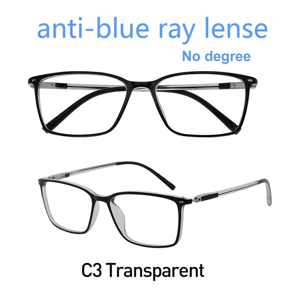 OCCI CHIARI, de luz azul montura de gafas, gafas transparentes, Juegos de ordenador, gafas de protección ocular, marco de prescripción óptica: C3A Transparent
