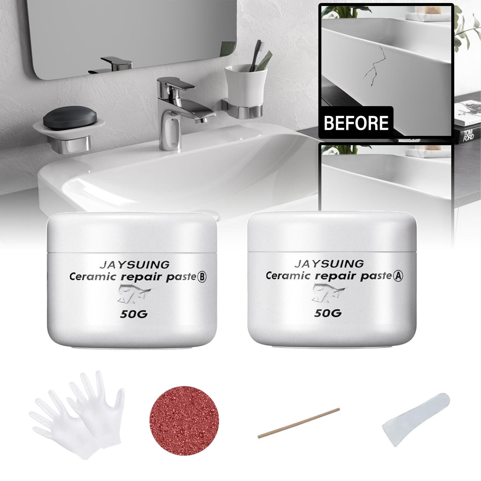 Ceramic Repair Paste Tub Repair Kit for Basin Sink Countertop Bathroom