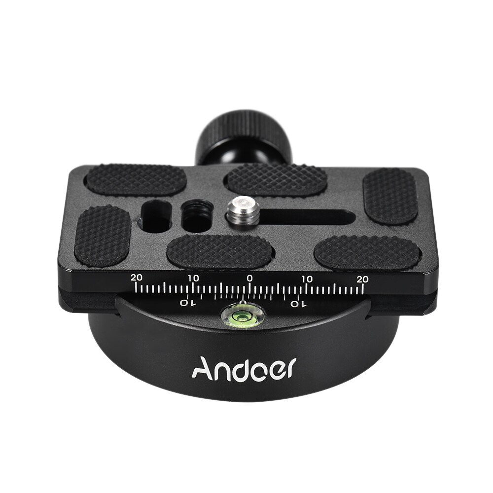 Andoer – adaptateur universel de pince à disque pour trépied, en alliage d'aluminium, avec plaque à dégagement rapide, Compatible pour Arca Swiss, KZ-40, PU-70