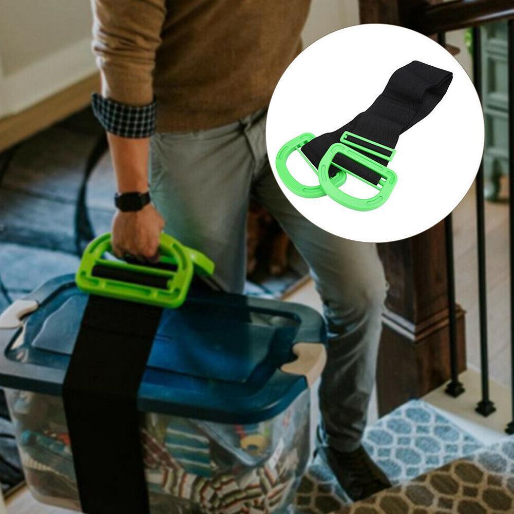 1pc Moving Artifact Portable Moving Belt Adjustable For Furniture Straps Straps Boxes Mattress Lifting Moving Green M5I0