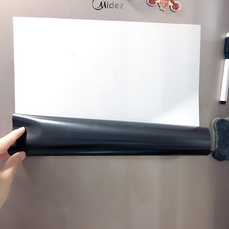 Magnetisk whiteboard køleskab magneter tør aftørring opslagstavle markør pen skrive rekord påmind memo til børn køkkentilbehør