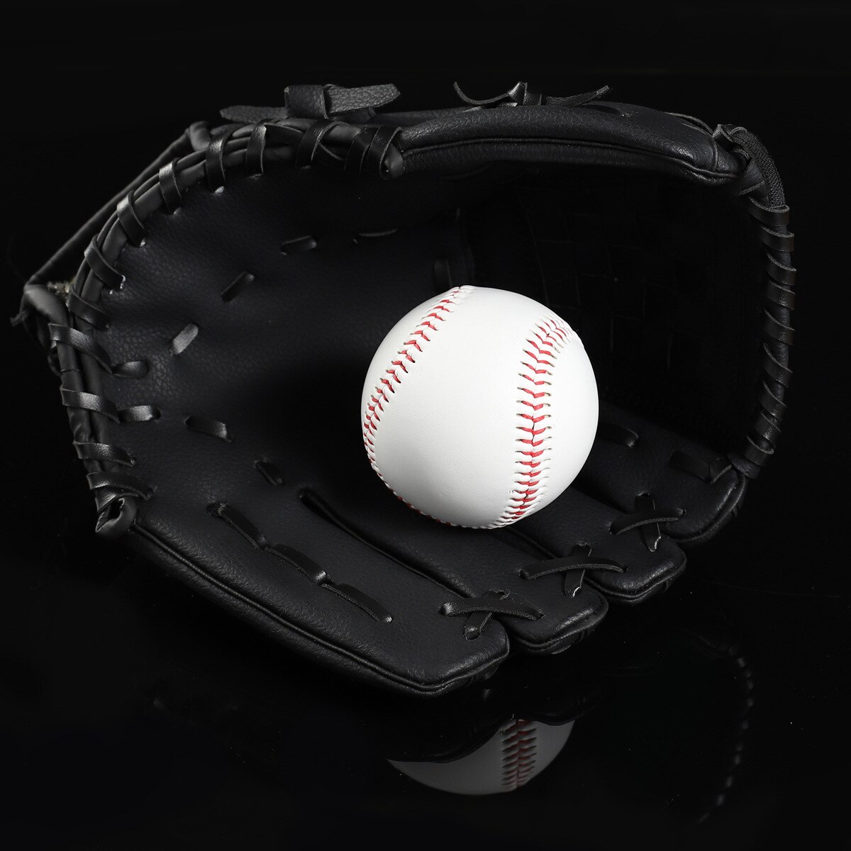 Kids Baseball Handschoen Lederen Mannen Linkerhand Accessoires Baseball Handschoen Training Apparatuur Guante Beisbol Baseball Pitching: WHITE / l