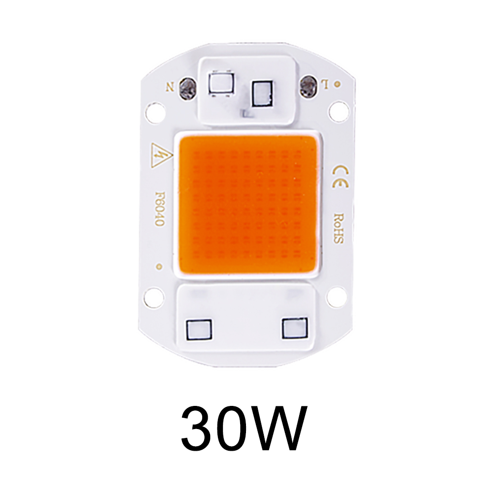6pcs COB LED Chip Grow Light Full Spectrum Light 50W 30W 20W LED Grow Light for Greenhouse Hydroponic Flower Seeding Grow Light: 30W 6pcs