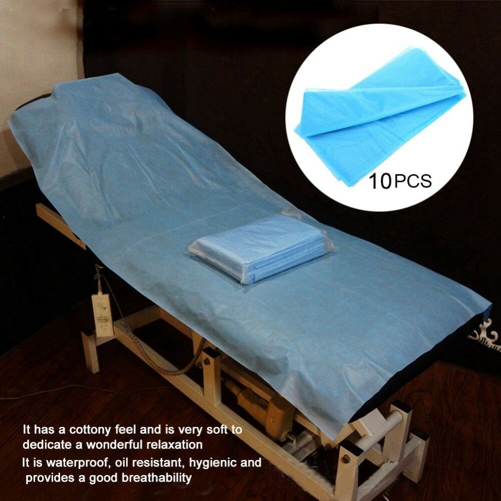 10 stuks 180 x 80cm spa massage hoeslaken waterdichte hoeslakens massage schoonheidssalon bed tafel hoeslaken
